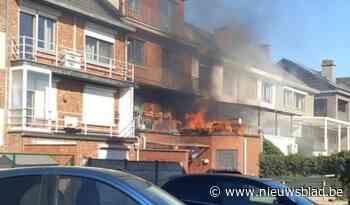 Brandweer rukt uit voor terrasbrand in Sint-Truiden