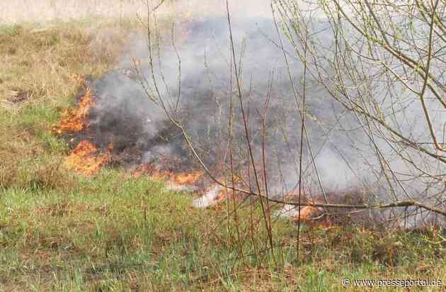 FW Celle: Vegetationsbrand, Verkehrsunfall, Feuer in einer Garage - drei Einsätze innerhalb von 30 Minuten!