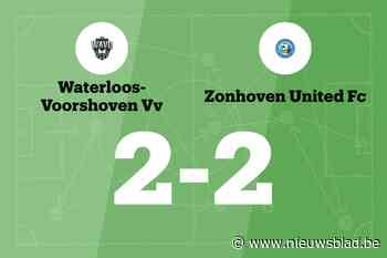 WAVO beëindigt reeks nederlagen met gelijkspel tegen Zonhoven Utd.