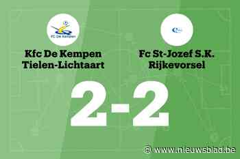 De Kempen en Sint-Jozef delen de punten