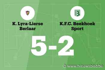 Lyra-Lierse wint sensationeel duel tegen Beekhoek