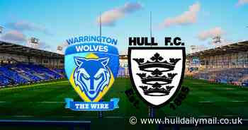 Warrington Wolves vs Hull FC LIVE first half action as Hull hit Wire with three tries