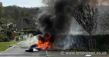 Plane crashes into Isle of Wight holiday park and bursts into flames