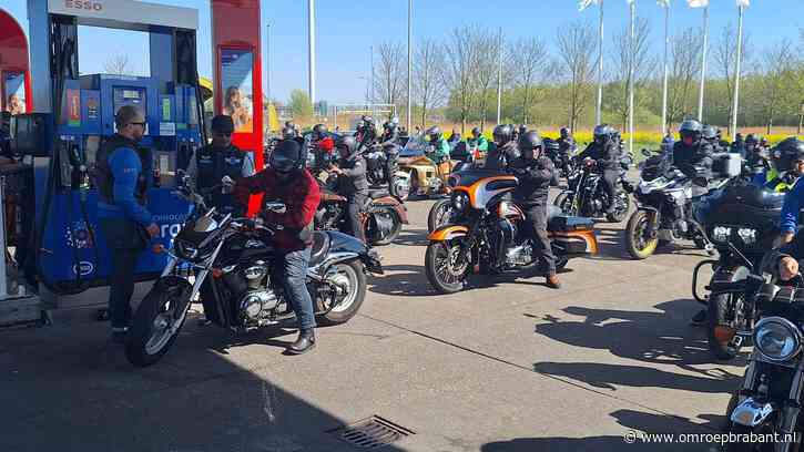 Honderden motoren denderen dwars door Brabant om geld in te zamelen