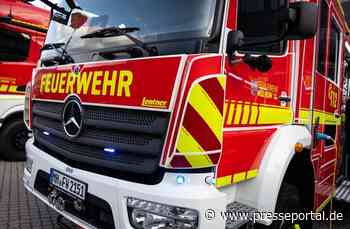 FW-MH: Feuer auf einem Recyclinghof - keine Verletzten