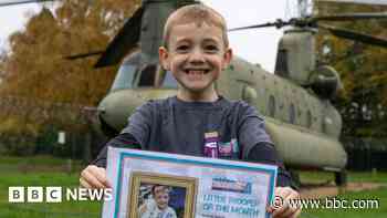 Boy, 6, running 10km for military children charity