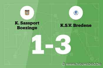 SV Bredene verslaat Sassport Boezinge
