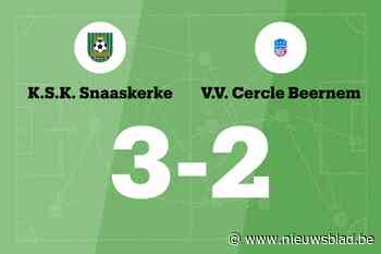 SK Snaaskerke wint met doelpunt verschil tegen VVC Beernem