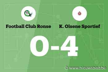 Vijf opeenvolgende overwinningen voor Olsene Sportief na 0-4 overwinning tegen FC Ronse