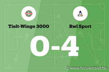 Negen opeenvolgende overwinningen voor RWL Sport B na 0-4 tegen Tielt-Winge 3000
