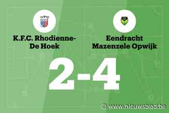 Mazenzele Opwijk B wint uit van Rode-de-Hoek, mede dankzij twee treffers Verhofstadt