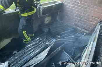 FW-DO: Feuer auf Balkon eines Mehrfamilienhauses in Dortmund-Brünninghausen