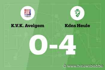 KdNS Heule boekt overtuigende zege tegen VK Avelgem B