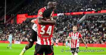 PSV laat hekkensluiter Almere City kansloos en zet Feyenoord weer op 5 punten