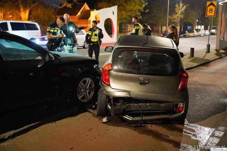 Meerdere voertuigen beschadigd na ongeval in Groningen