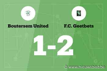 Geetbets wint met doelpunt verschil tegen Boutersem United