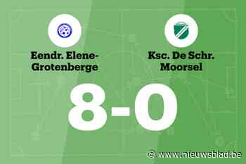Eendracht Elene-Grotenberge B heeft geen medelijden met KSC Moorsel
