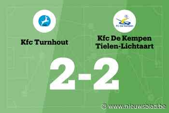 Gelijkspel voor KFC Turnhout thuis tegen De Kempen