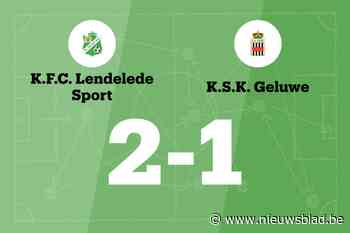 Eindelijk een overwinning voor FC Lendelede Sport