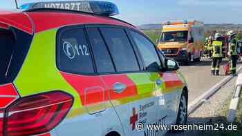 Mit Reh zusammengestoßen: Biker mit Hubschrauber in Klinik geflogen