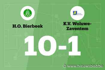 HO Bierbeek maakt veel doelpunten thuis tegen Woluwe-Zaventem