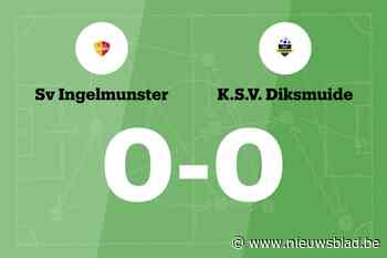 Doelpuntloos gelijkspel tussen SV Ingelmunster en KV Diksmuide Oostende B