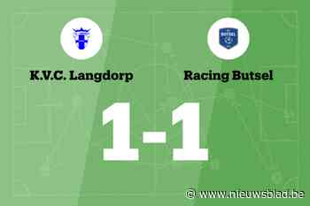 Michiels redt punt voor Langdorp tegen Butsel