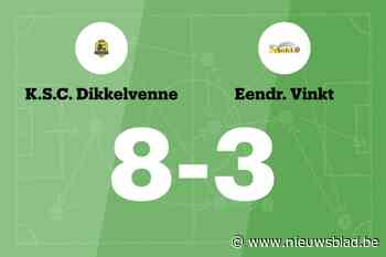 KSC Dikkelvenne B overklast Eendracht Vinkt B