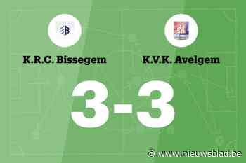 RC Bissegem speelt gelijk in thuiswedstrijd tegen VK Avelgem
