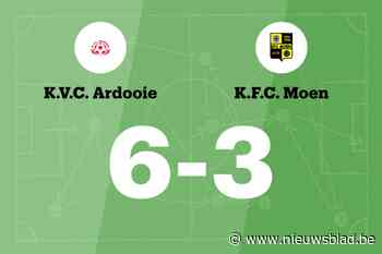 VC Ardooie wint thuis van FC Moen, mede dankzij twee treffers Vackier
