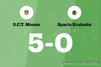 Maka -- Nuytens scoort drie keer, SCT Menen verslaat Sparta Kruiseke