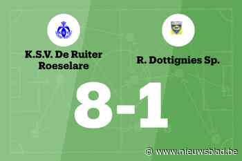 SV De Ruiter overklast R. Dottignies Sp.