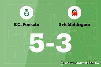 FC Poesele wint wedstrijd tegen SVK Maldegem
