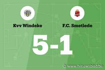 KVV Windeke wint thuis van FC Smetlede B, mede dankzij twee treffers Hofkens