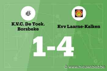 KVV Laarne-Kalken verslaat DT Borsbeke C met 1-4 en eindigt reeks zonder overwinning