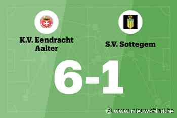 Eendracht Aalter ijzersterk in thuiswedstrijden: zege tegen SV Zottegem zevende na elkaar