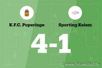 Zege FC Poperinge tegen Sporting Keiem