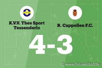 THES Sport maakt einde aan slechte reeks door zege tegen Cappellen FC