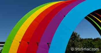 Apple Park has regained its rainbow ahead of WWDC 2025