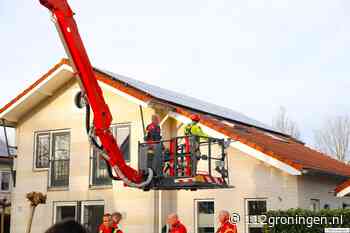 Kat schrikt van brandweer en springt van dak in Tolbert