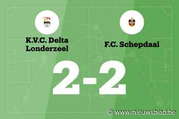Schepdaal sleept gelijkspel uit de brand in de uitwedstrijd tegen Delta Londerzeel