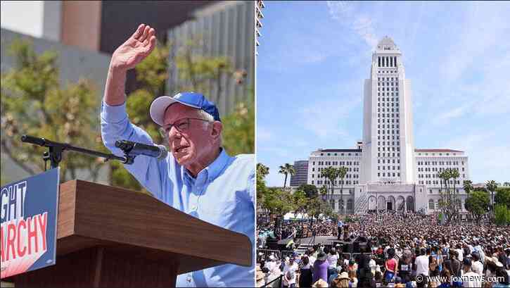 Bernie Sanders says largest ‘Fighting Oligarchy’ rally with AOC is making Trump, Musk ‘very nervous’