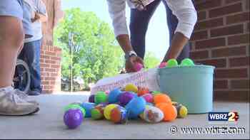 Kids hunt for eggs at Livonia Branch Library