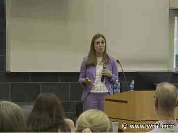 Justice Riggs speaks in Durham one day after North Carolina Supreme Court Decision