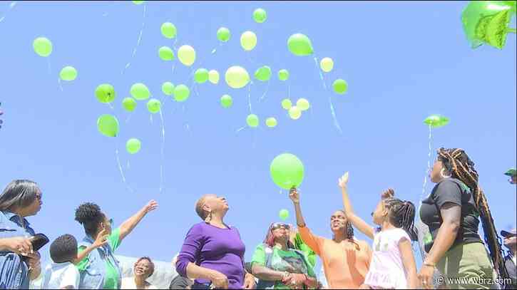 Devin Page Jr. and others honored with balloon release three years after his death
