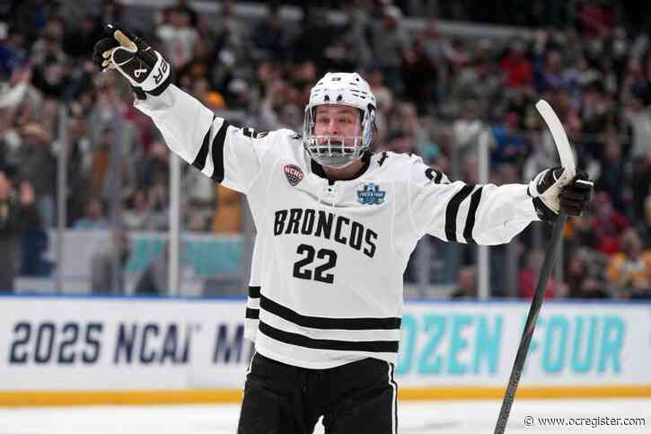 NCAA Frozen Four: Western Michigan beats Boston University to win 1st hockey title