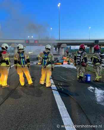 Voertuigbrand op de A2 tussen Abcoude en Ouderkerk aan de Amstel