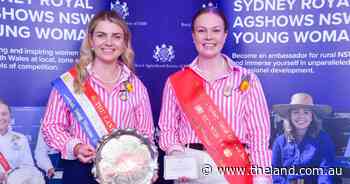 Cootamundra's golden girl Cassie Bush sashed The Land Sydney Royal AgShows NSW Young Woman