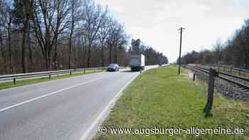 Die Schongauer Straße südlich von Landsberg erhält eine neue Fahrbahndecke