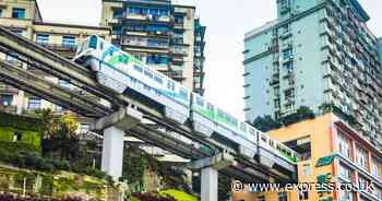 The world's 'craziest city' where trains run through houses and maps are useless